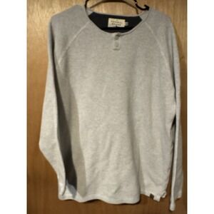 The Normal Brand XXL Waffle Henley In Oat